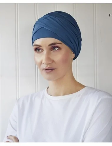 Bonnet EASY BAMBOU bleu pétrole ELITE HAIR