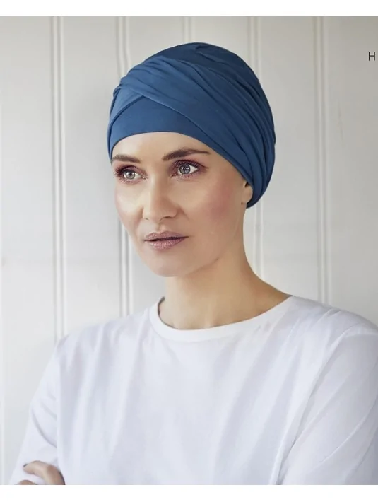 Bonnet EASY BAMBOU bleu pétrole ELITE HAIR