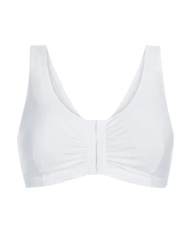 Soutien-gorge Frances sans armatures ouvert devant AMOENA (Blanc)