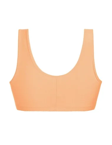 Soutien-gorge Frances sans armatures ouvert devant AMOENA (Sable)