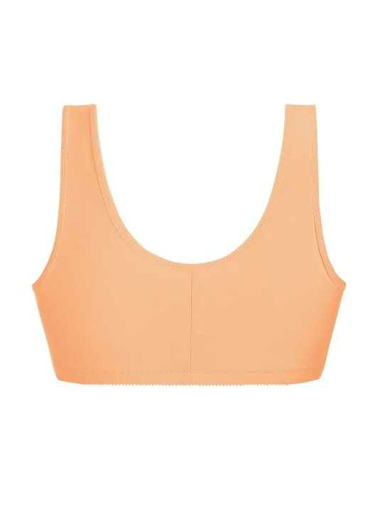 Soutien-gorge Frances sans armatures ouvert devant AMOENA (Sable)