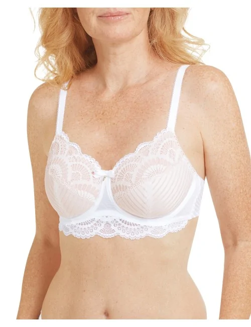 Soutien-gorge Karolina avec armatures AMOENA (Blanc/sable clair)