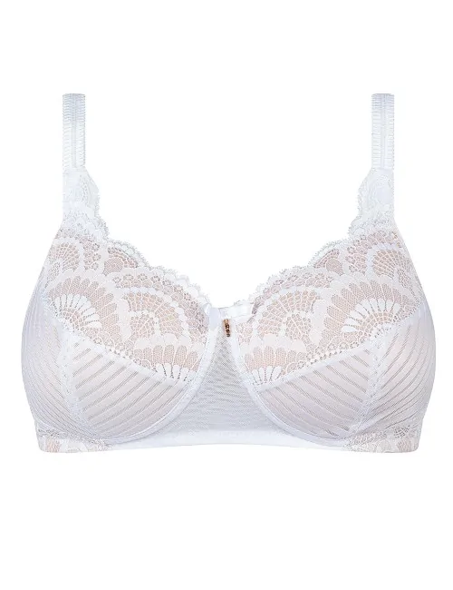 Soutien-gorge Karolina sans armatures AMOENA (Blanc/sable clair)