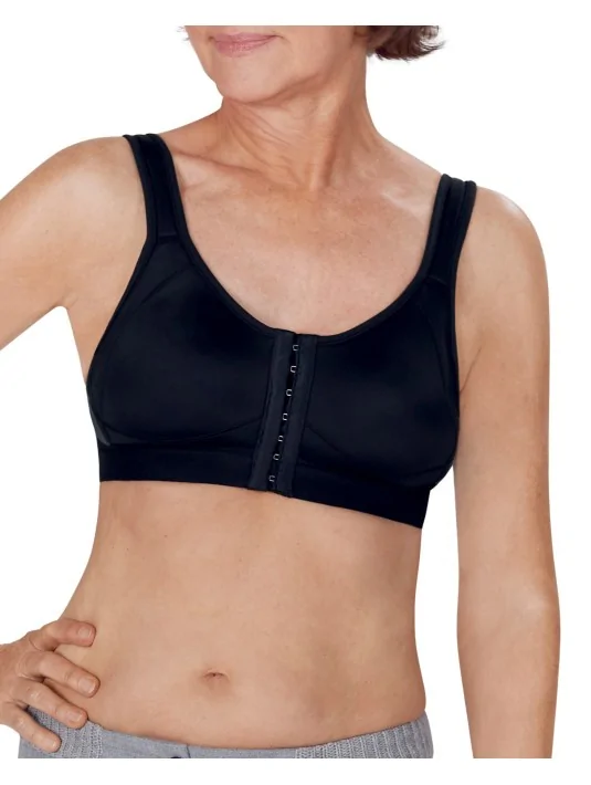 Soutien-gorge Ester sans armatures AMOENA (Noir/gris)