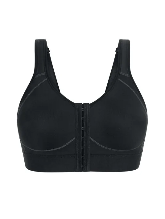 Soutien-gorge Ester sans armatures AMOENA (Noir/gris)