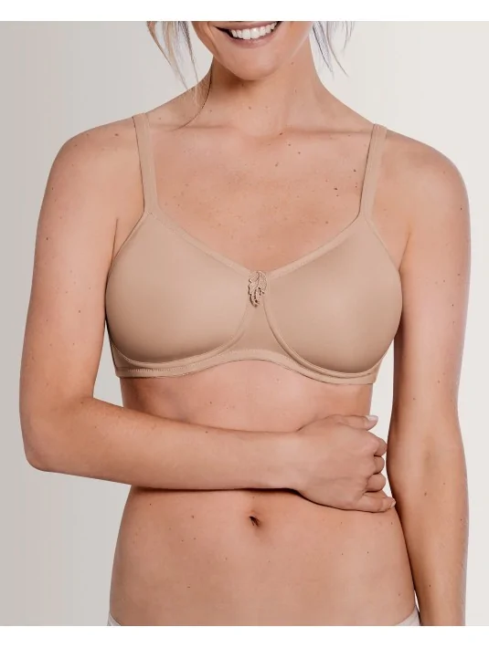 Soutien-gorge Lara paddé Sable sans armatures AMOENA (Nude)