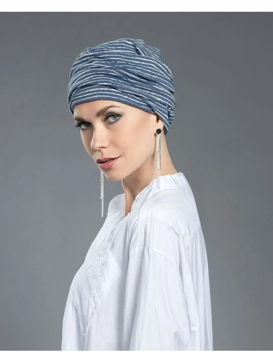 Bonnet GOGA jeans striped ELLEN WILLE