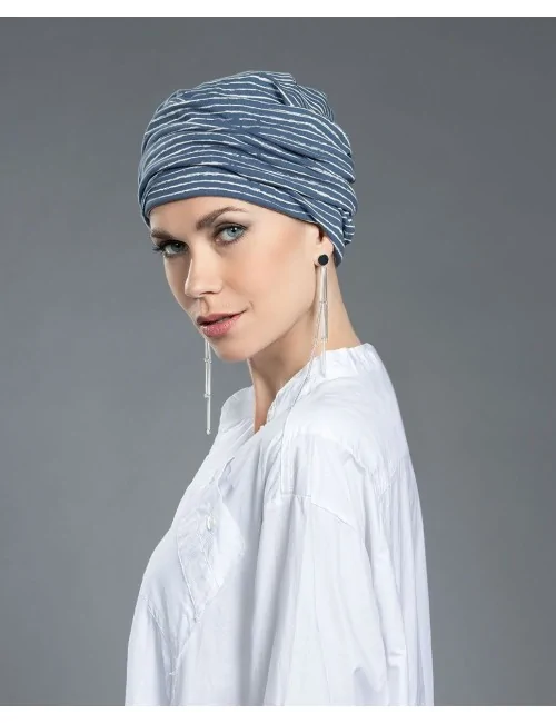 Bonnet GOGA jeans striped ELLEN WILLE