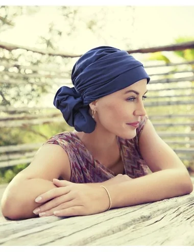 Turban MILA COTON navy ELITE HAIR