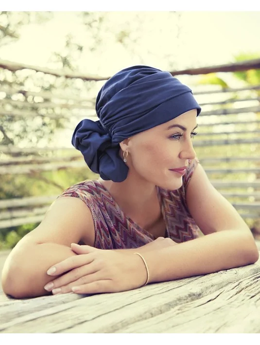 Turban MILA COTON navy ELITE HAIR