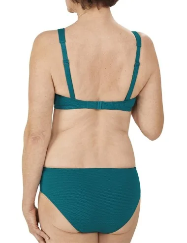 Haut de maillot de bain Tulum turquoise devant Amoena