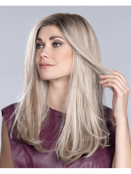 Perruque synthétique VITA MONO PART pearlblonde rooted ELLEN WILLE