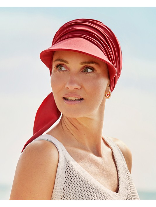 Casquette BRIANA CAP rouge intense ELITE HAIR