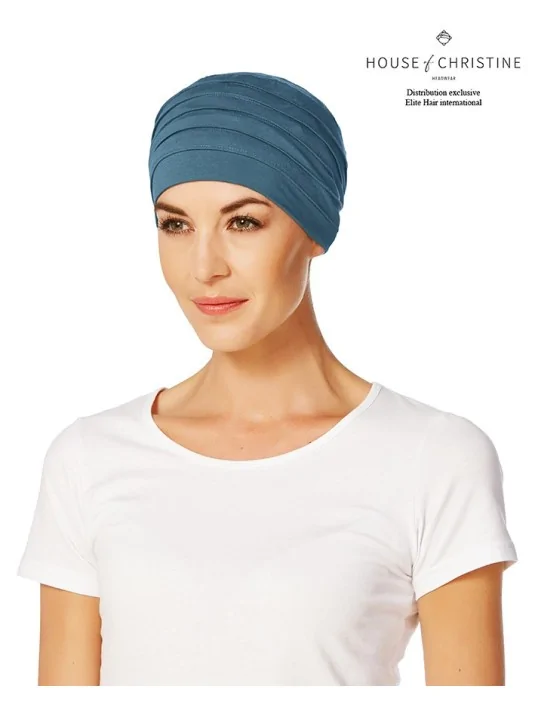 Bonnet ZEN BAMBOU bleu pétrole ELITE HAIR