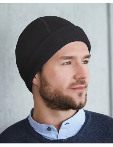 Bonnet HOMME LAINE Bleu intense laine ELITE HAIR - Christine Headwear