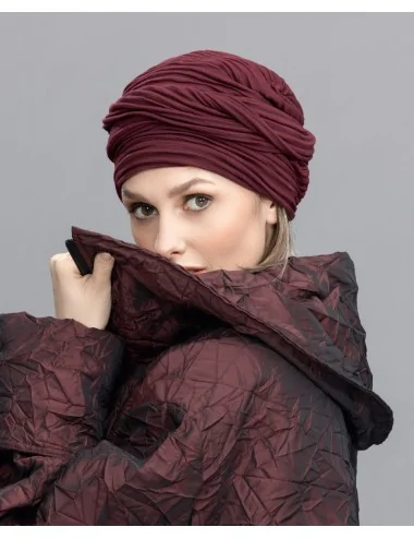 Bonnet MIWOK bordeaux Ellen Wille