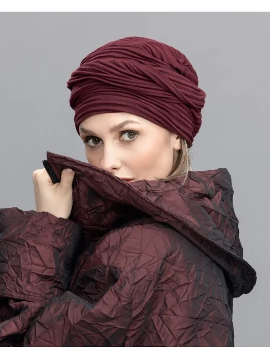 Bonnet MIWOK bordeaux Ellen Wille