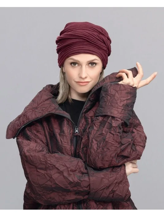 Bonnet MIWOK bordeaux Ellen Wille