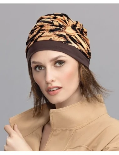 Bonnet NAVAJO grey black striped Ellen Wille