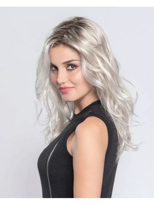 Perruque en fibre synthétique Arrow Platinblonde rooted Ellen Wille