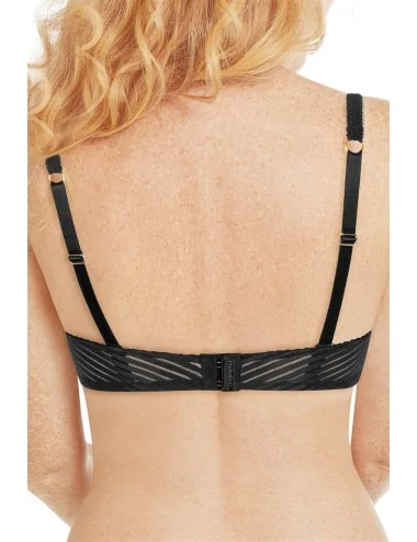 Soutien-gorge Karolina paddé sans armatures AMOENA (Noir/sable)