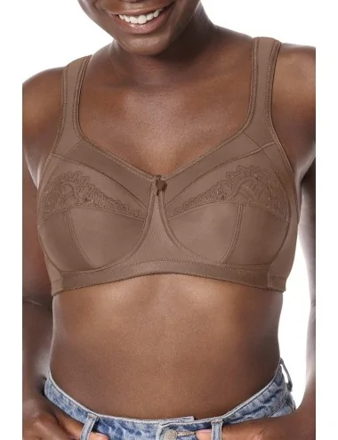 Soutien-gorge Isadora sans armatures AMOENA (Moka)