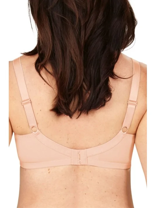 Soutien-gorge Nancy sans armatures ouvert devant AMOENA (Blush)