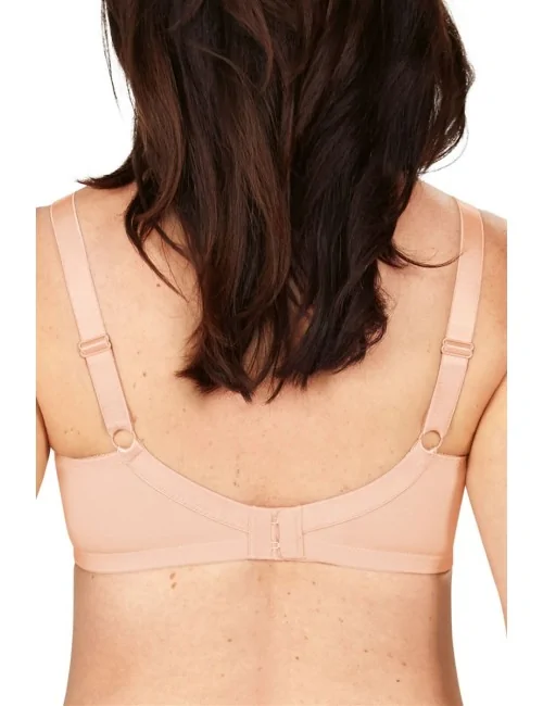 Soutien-gorge Nancy sans armatures ouvert devant AMOENA (Blush)