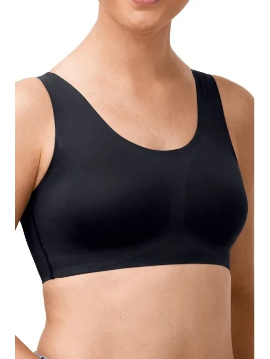 Brassière Soutien-gorge Amy sans armatures noir Amoena