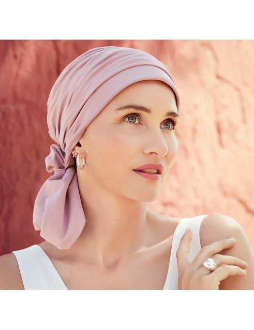 Turban MILA COTON quartz rose ELITE HAIR