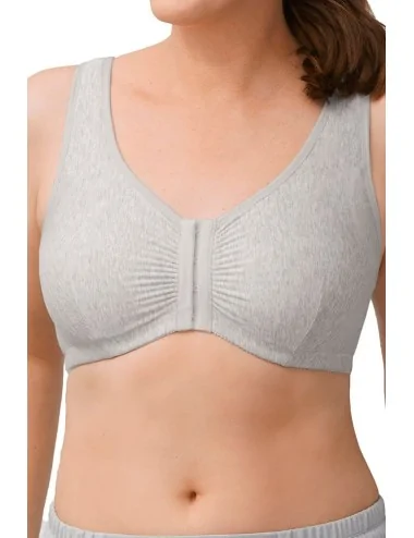 Soutien-gorge Fleur sans armatures gris Amoena