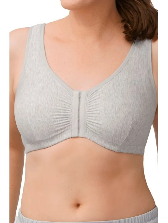 Soutien-gorge Fleur sans armatures gris Amoena