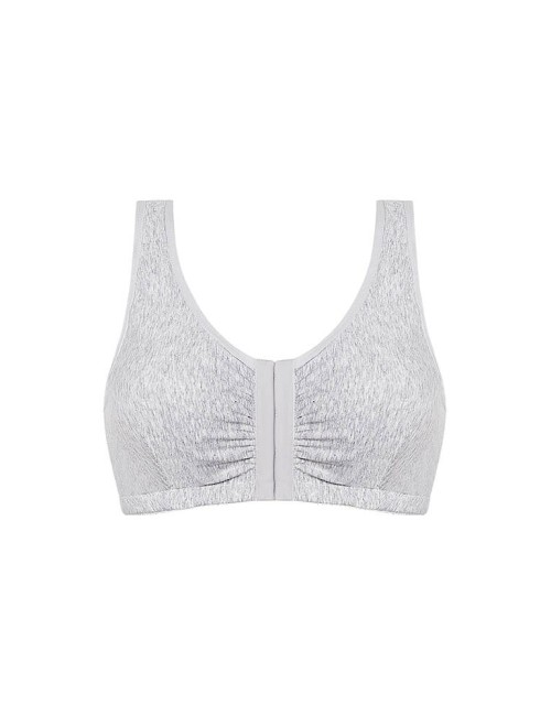 Soutien-gorge Fleur sans armatures gris Amoena