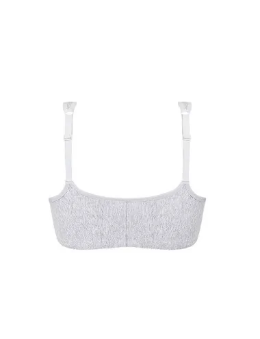 Soutien-gorge Fleur sans armatures gris Amoena