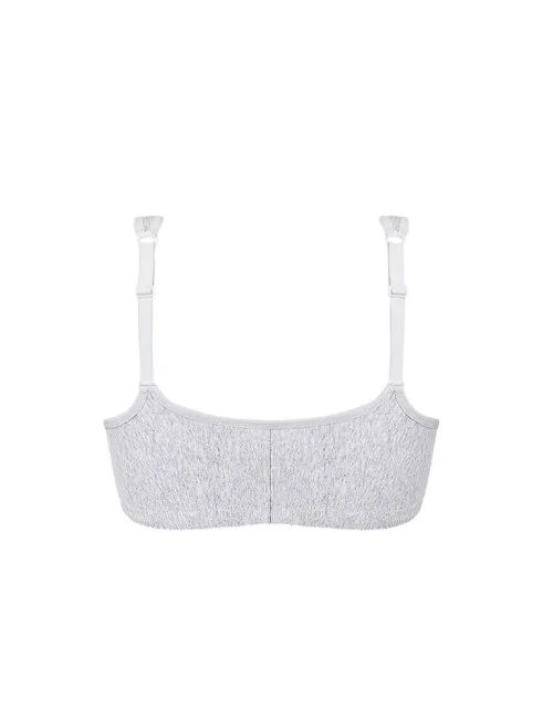 Soutien-gorge Fleur sans armatures gris Amoena