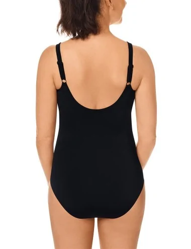 Maillot de bain une pièce Koh Samui Noir et Blanc Amoena