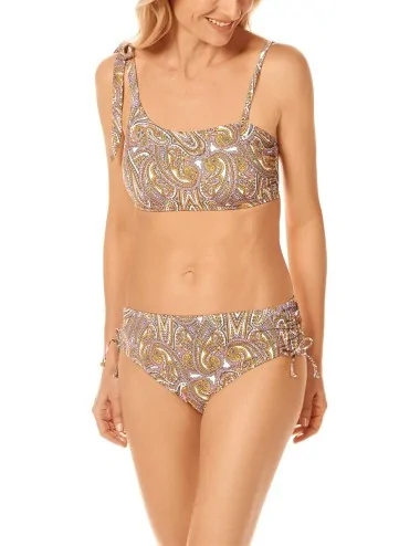 Haut de maillot de bain Marrakech bandeau sans armatures Multicolore Amoena