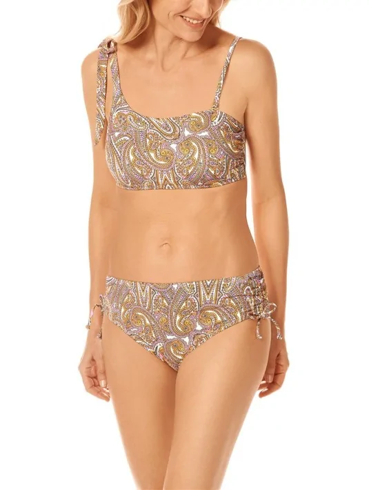 Haut de maillot de bain Marrakech bandeau sans armatures Multicolore Amoena