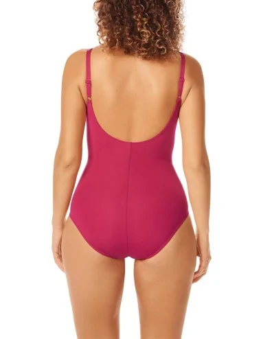 Maillot de bain nageur Cozumel imprimé rouge multicolore Amoena