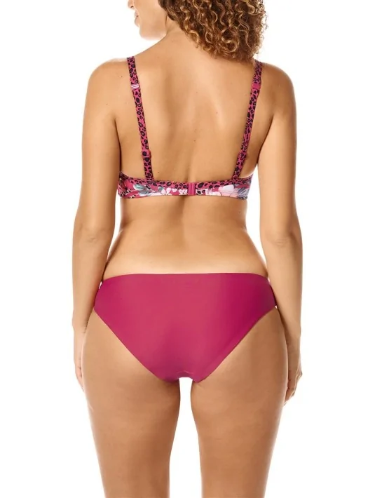 Haut de maillot Cozumel sans armatures Imprimé rouge multicolore Amoena