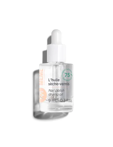 Huile sèche-vernis Même cosmetics 9 mL, 75% d'ingrédients d'origine naturelle, Made in France