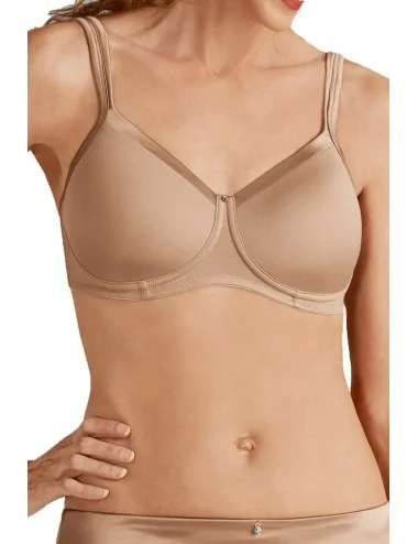 Soutien-gorge Lara paddé Sable sans armatures AMOENA (Nude)