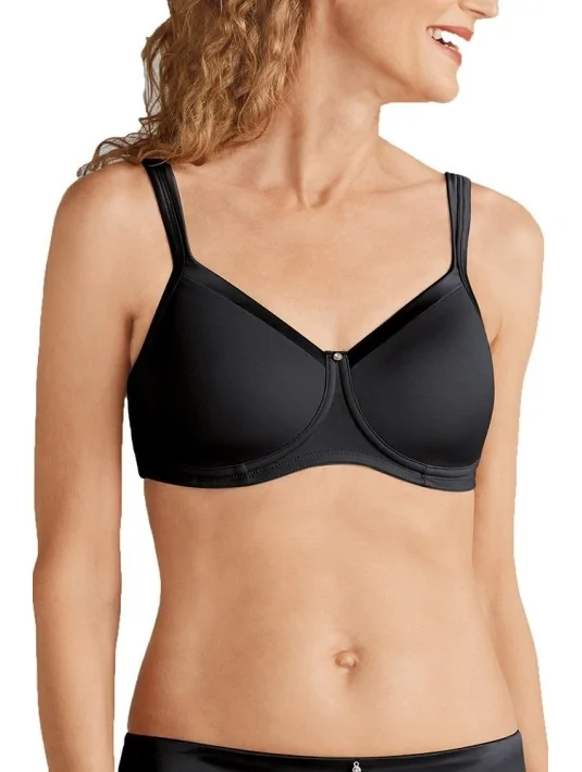 Soutien-gorge Lara paddé sans armatures AMOENA (Noir)