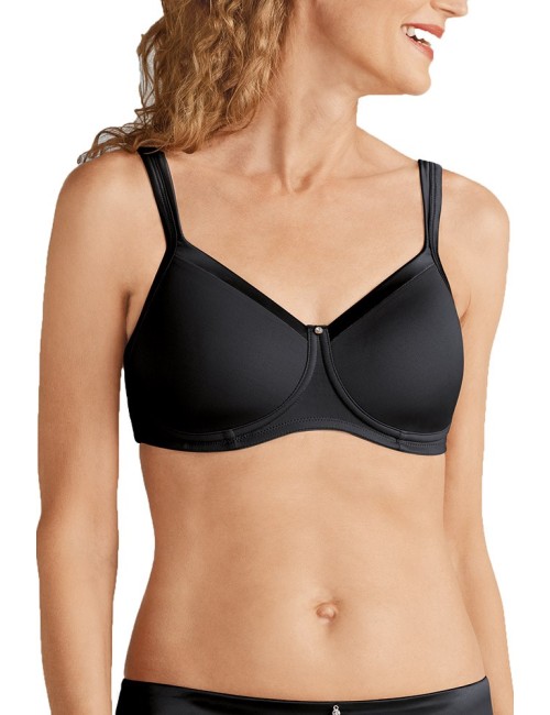 Soutien-gorge Lara paddé sans armatures AMOENA (Noir)