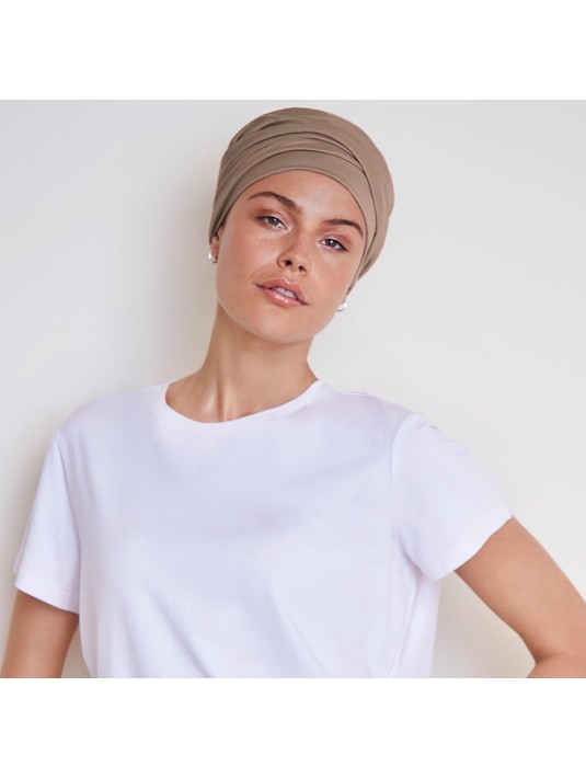 Turban VIVA TWIN SET Havane ELITE HAIR CHRISTINE HEADWEAR