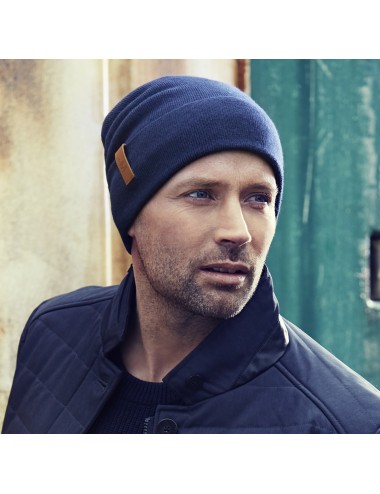 Bonnet HOMME LAINE Bleu intense laine ELITE HAIR - Christine Headwear