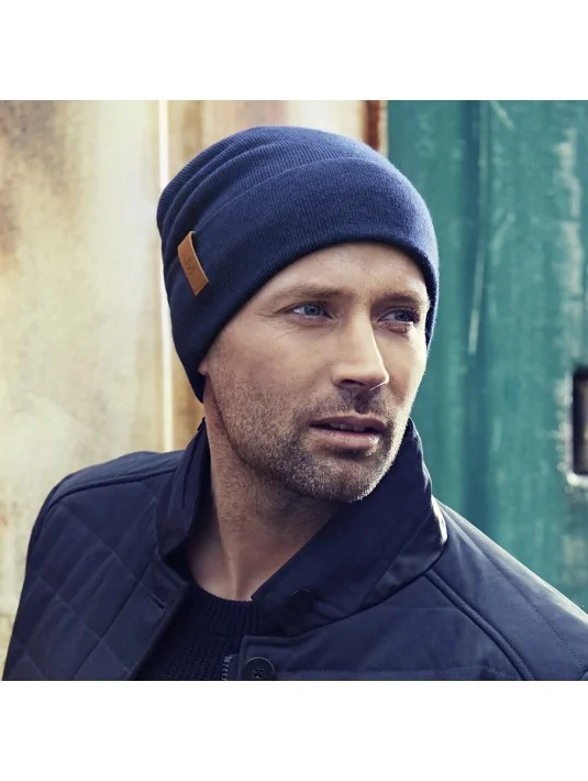 Bonnet HOMME LAINE Bleu intense laine ELITE HAIR - Christine Headwear