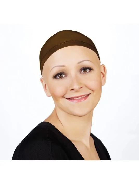 Bonnet bambou sous perruque et turban Couleur Dark Noir Elite hair - Christine Headwear