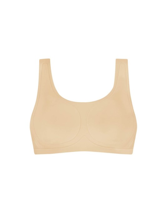 Brassière soutien-gorge Linda sans armatures Sable beige pour prothèses mammaires Amoena