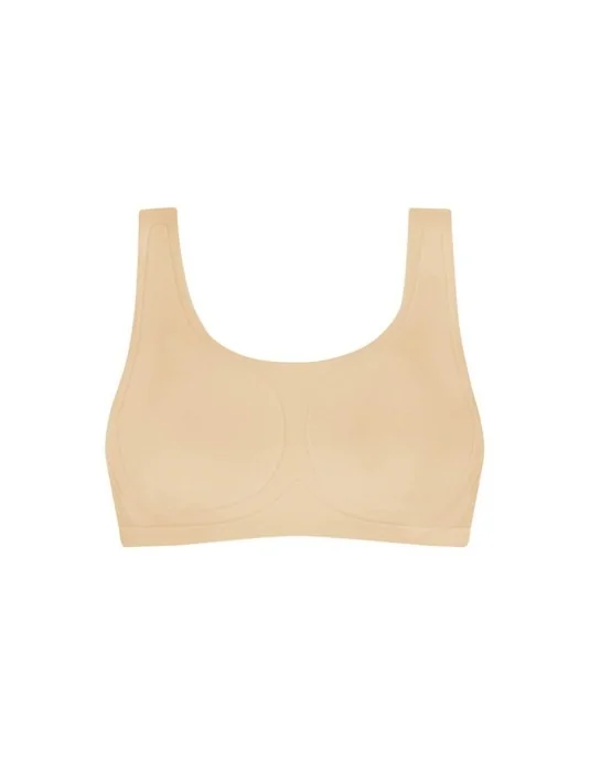 Brassière soutien-gorge Linda sans armatures Sable beige pour prothèses mammaires Amoena